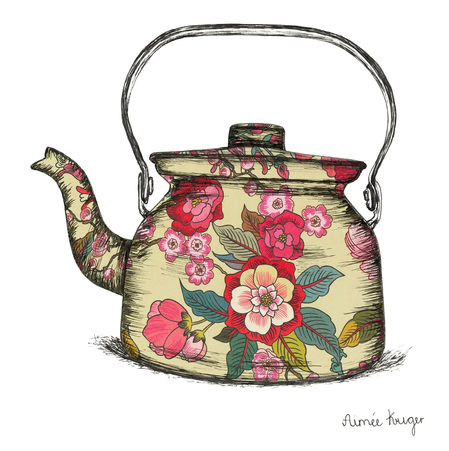 Tiny Teapot Tales I by Aimee Kruger